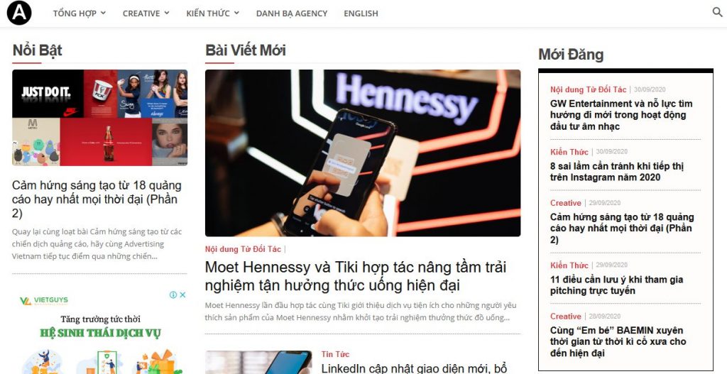 Advertising Vietnam - Website về marketing hay nhất tại Việt Nam