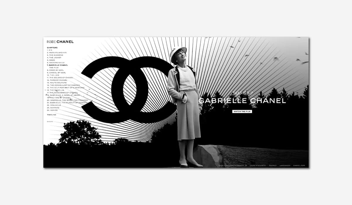 Mẫu logo đẹp của thương hiệu thời trang Chanel