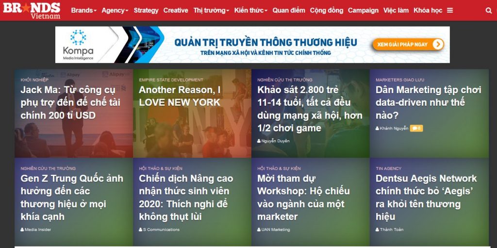 Brands Vietnam - Website về marketing hay nhất tại Việt Nam