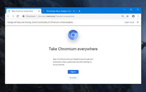 Chromium là trình duyệt sử dụng mã nguồn mở được google kiểm duyệt