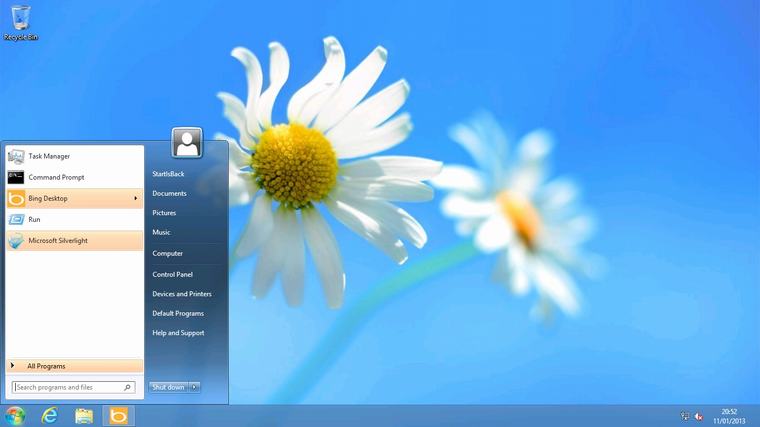 Giao diện đơn giản, dễ sử dụng trên Windows 7