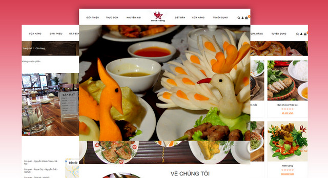 marketing nhà hàng - website thân thiện với người dùng