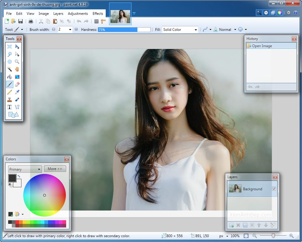 Paint - 10 phần mềm chỉnh sửa ảnh trên máy tính miễn phí
