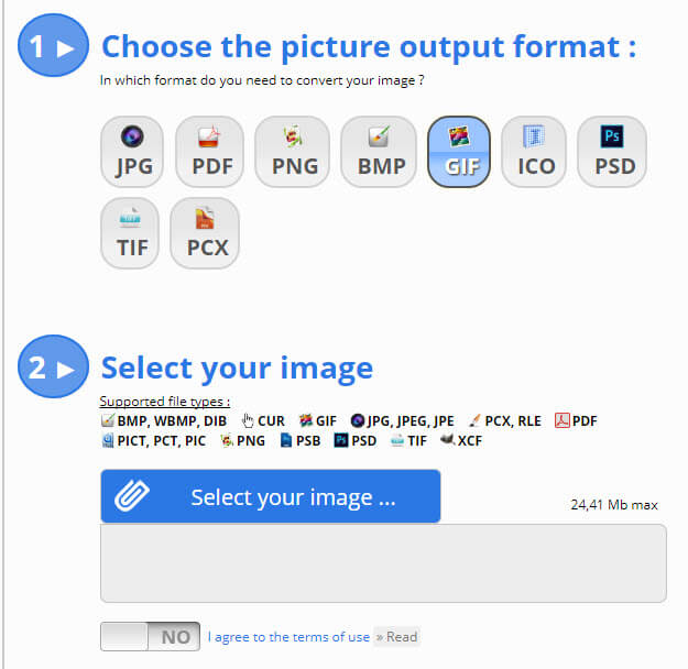 phần mềm tạo ảnh GIF Convert Image
