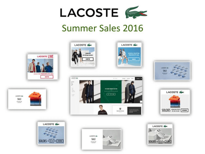 Programmatic advertising là gì? Chiến dịch bán hàng mùa hè vào năm 2016 của Lacoste đã giành được giải đồng quảng cáo lập trình tốt nhất năm do DMA bình chọn